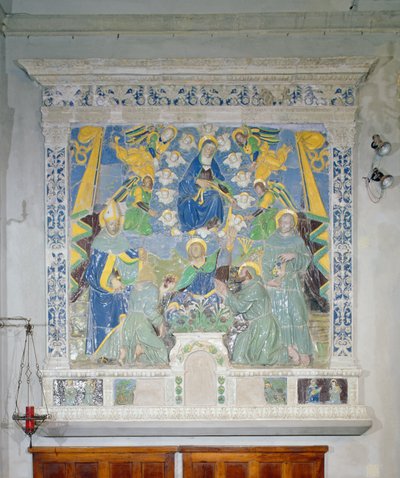 The Madonna of the Girdle, Bas Relief by Luca Della Robbia